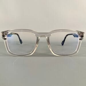 FACE A FACE Gordon 1 Grey Clear Marbled Acetate Eyewear